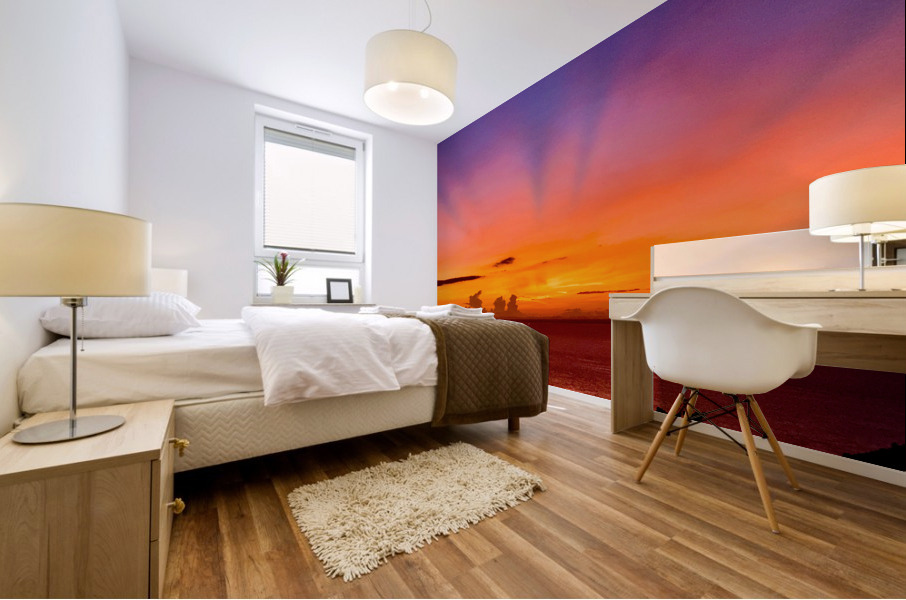 Amazing Colorful Sunset 2 Mural print