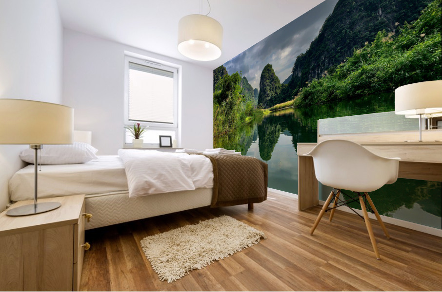 Ninh Binh Reflections Vietnam 3 Mural print