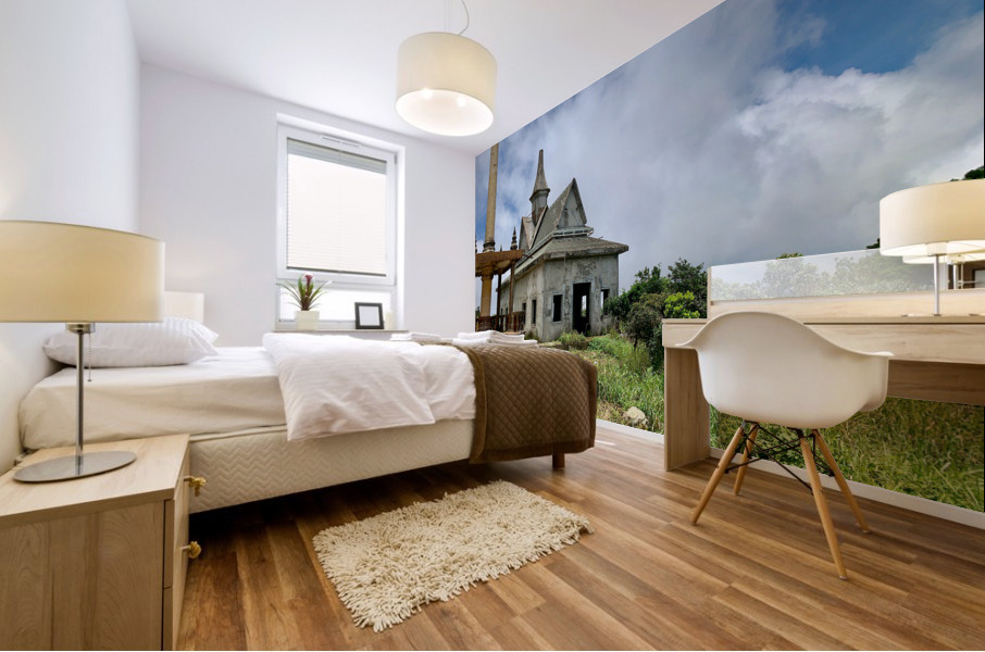 Wat Sampov Pram Temple Bokor Cambodia 2 Mural print