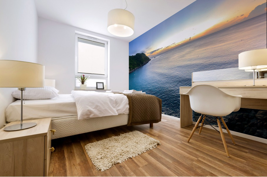 Sunrise on the Bay Mural print