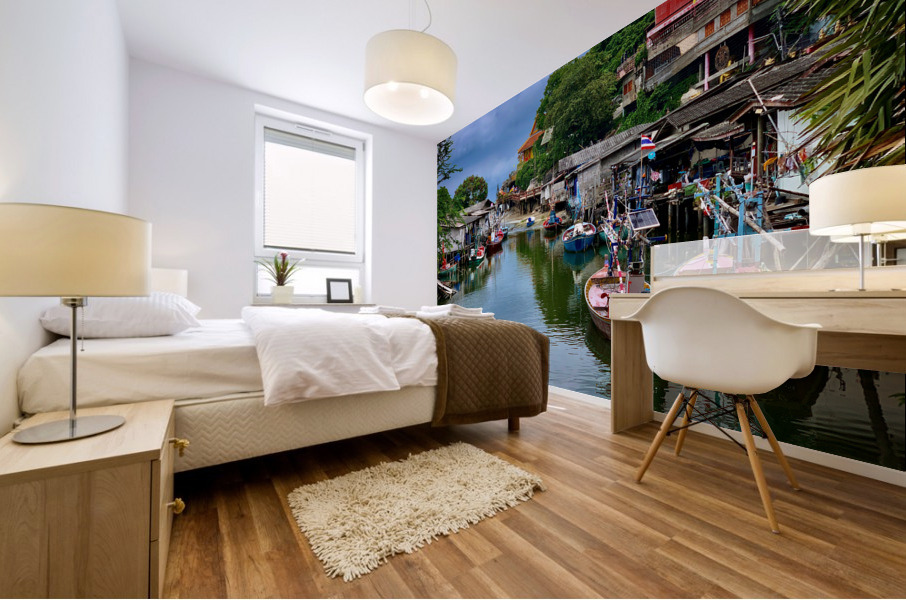 River in Hua Hin Thailand Mural print