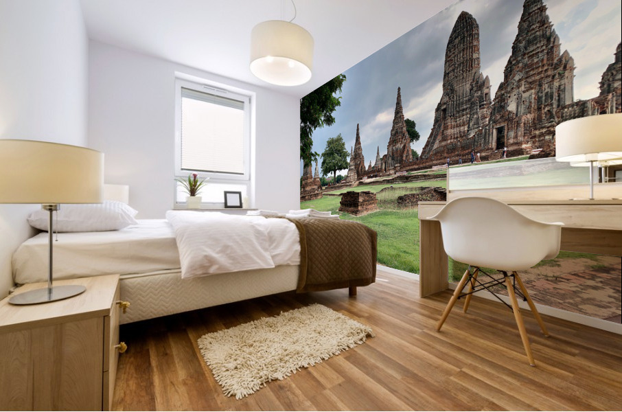 Ayutthaya Historical Park Temples 2 Mural print