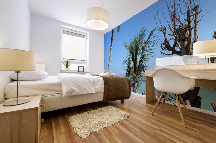 Nice View on the Blue Water Mural print