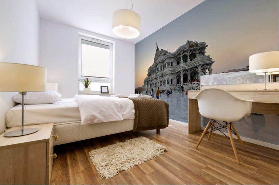 Prem Mandir Vrindavan 2 Mural print