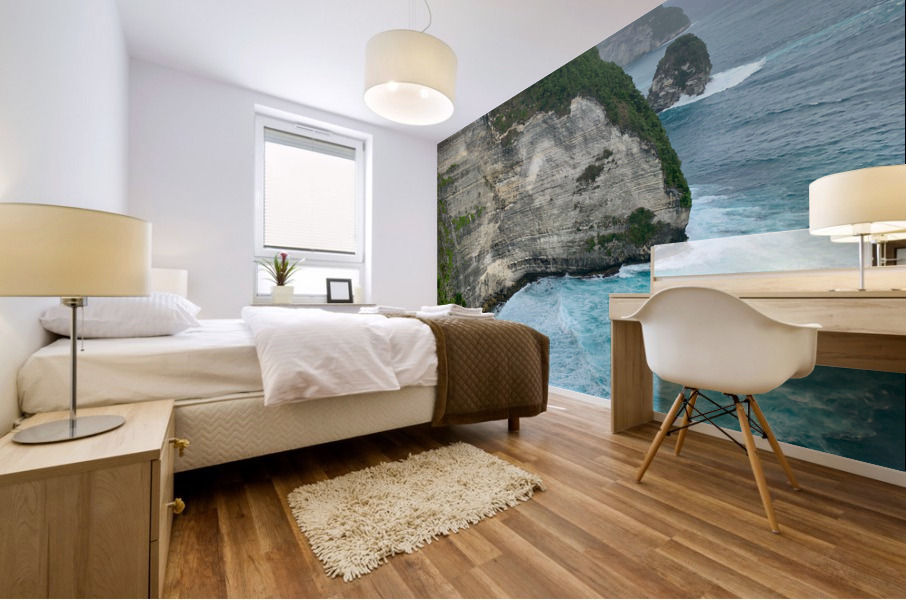 The Cliff Mural print