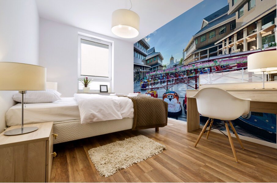 Carnival in Bandar Seri Begawan Brunei Mural print