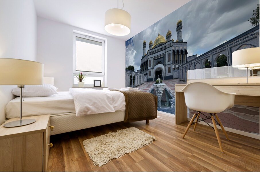 Jame Asr Hassanil Bolkiah Mosque Brunei 1 Mural print