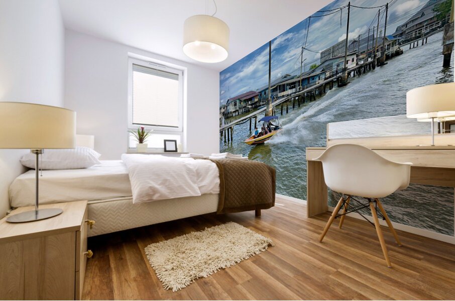 Kampong Ayer Floating Village Brunei 1 Mural print