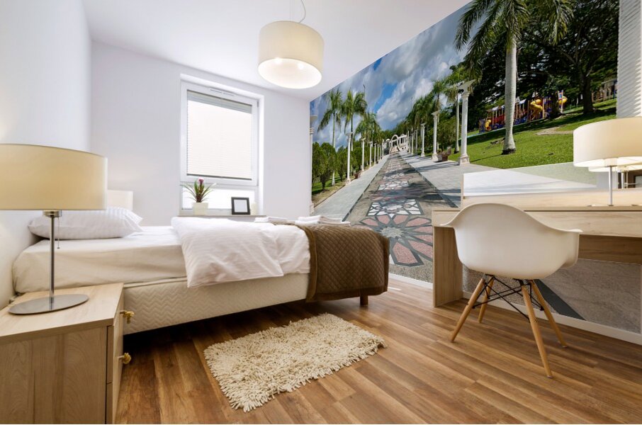 Taman Jubli Perak Monument in Bandar Seri Begawan Brunei 2 Mural print