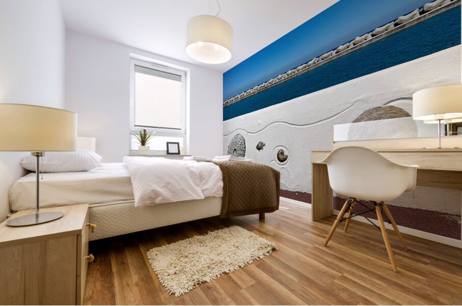 Boardwalk Jeju South Korea 2 Mural print