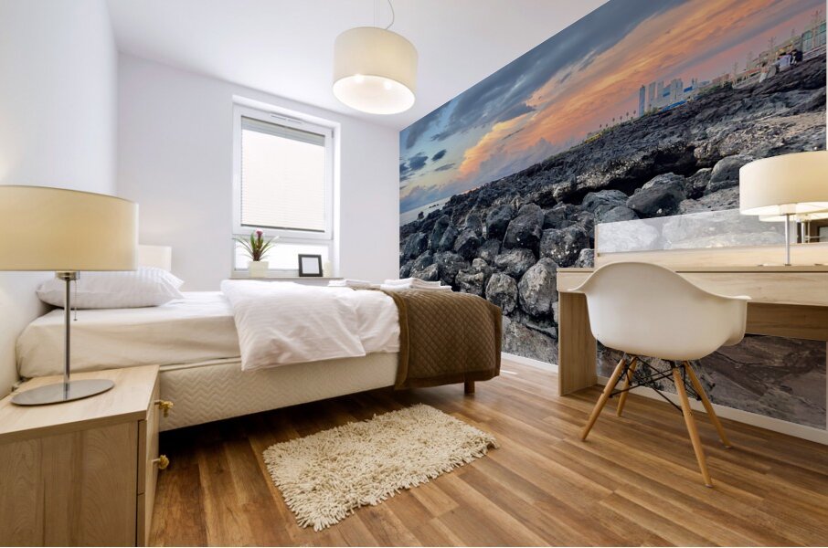 Samyang Beach Sunset Jeju South Korea 5 Mural print