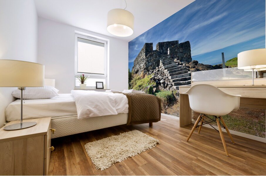 The Little Fort Jeju South Korea Mural print