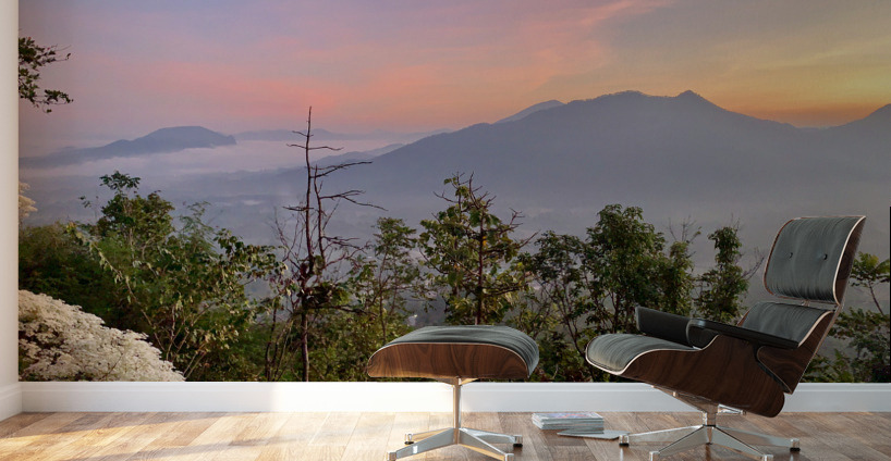 Sunrise Mountains Wall Murals