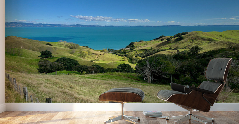 Blue Water on the Horizon Wall Murals