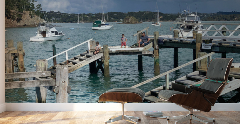 Dock Stairs Wall Murals