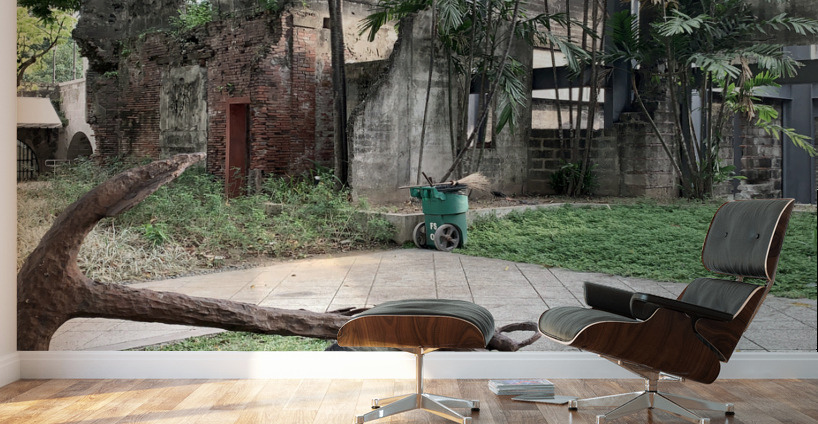 Anchored Buildings Wall Murals