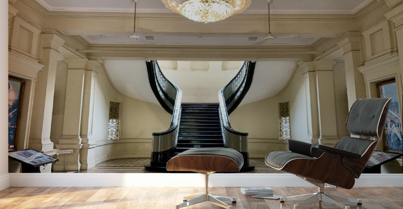 Fancy Museum Entrance Wall Murals