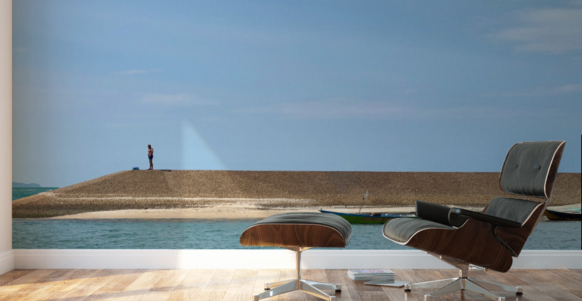 Alone at the End Wall Murals