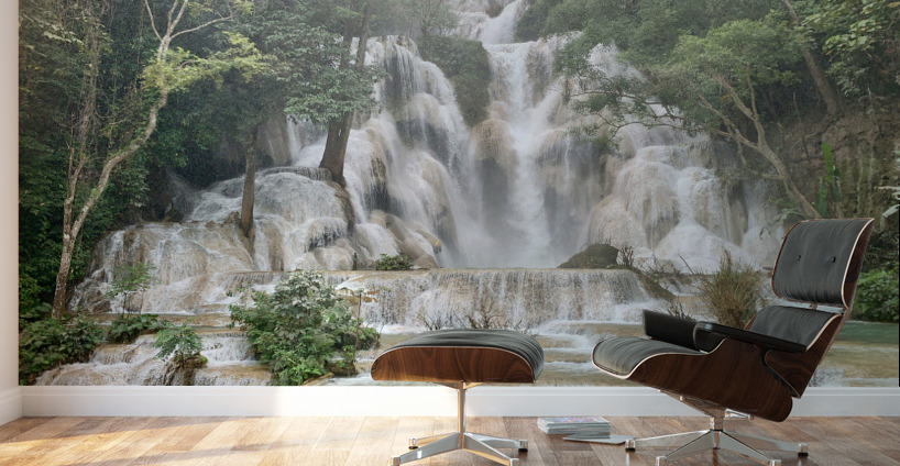 Kuang Si Waterfalls 1 Wall Murals