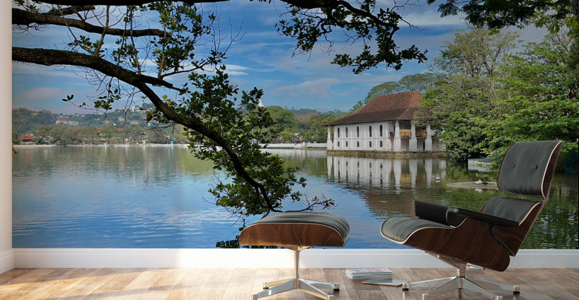 Ulupen Geya on Kandy Lake 1 Wall Murals