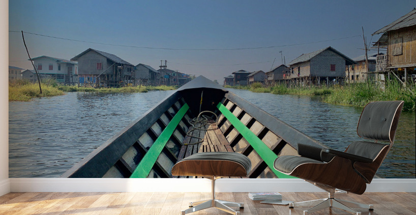 Inle Lake Boat Tour Wall Murals