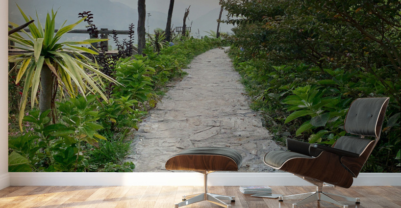 Walking to the Sunset Wall Murals