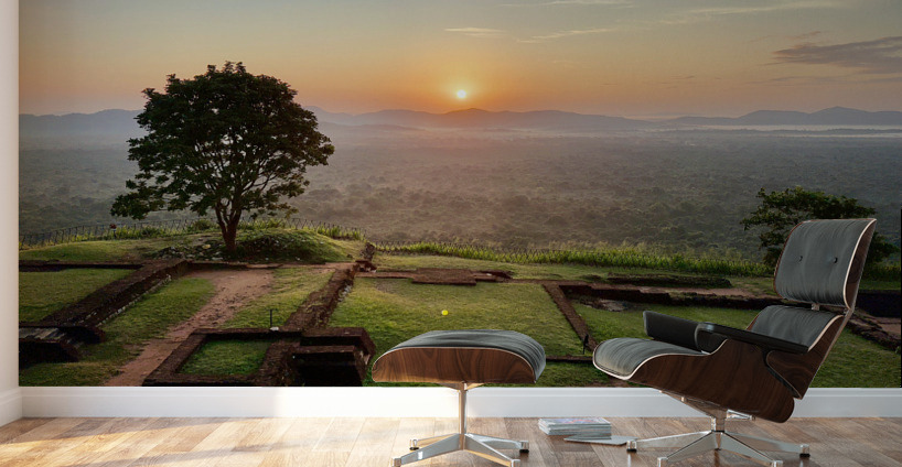 Sunrise on Top of Sigiriya Sri Lanka 6 Wall Murals