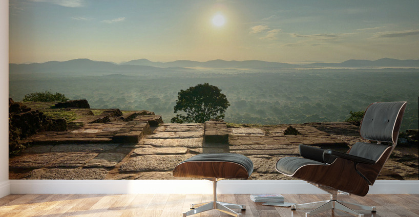 Sunrise on Top of Sigiriya Sri Lanka 11 Wall Murals