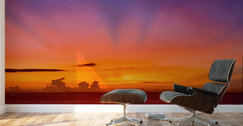 Amazing Colorful Sunset 2 Wall Murals