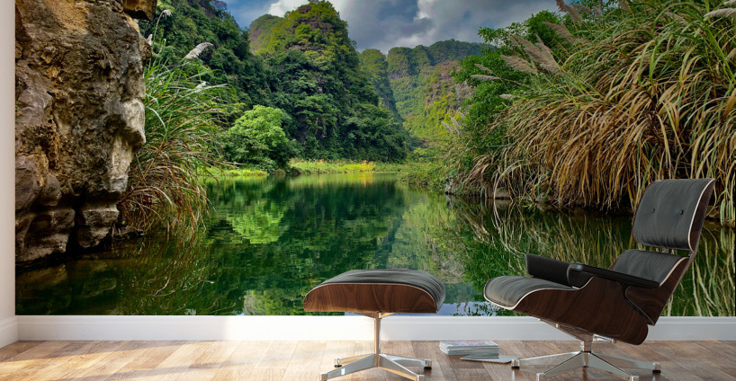 Ninh Binh Reflections Vietnam 5 Wall Murals