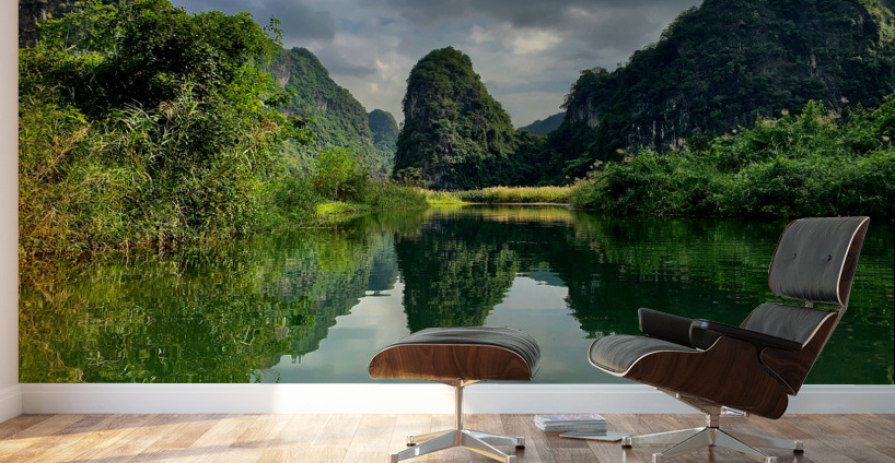 Ninh Binh Reflections Vietnam 3 Wall Murals