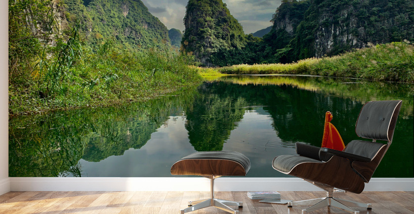 Ninh Binh Reflections Vietnam 4 Wall Murals