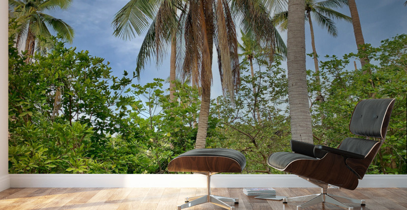 L Palm Tree Wall Murals