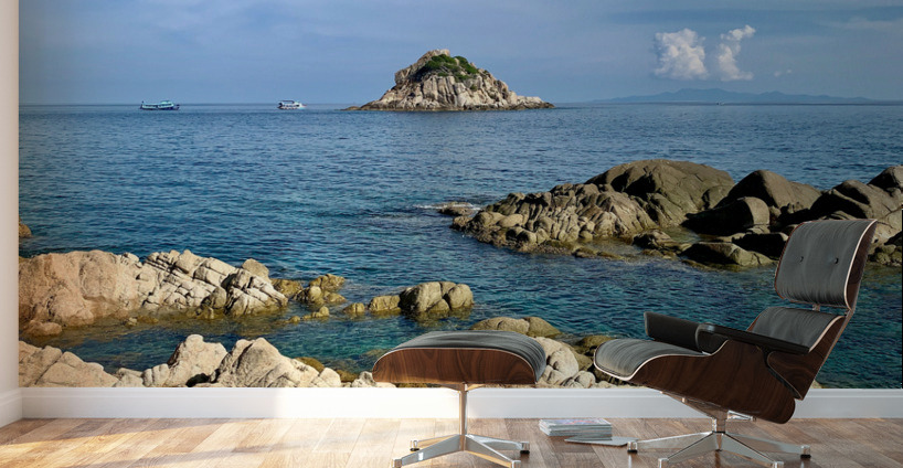 Sharks Island Koh Tao Thailand Wall Murals