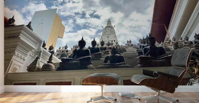 Gangaramaya Temple in Colombo Sri Lanka 1 Wall Murals