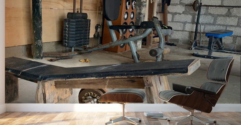 Vintage Gym Wall Murals