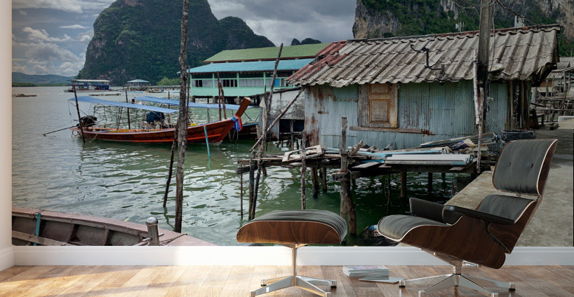 Koh Panyee Floating Village Thailand 2 Wall Murals