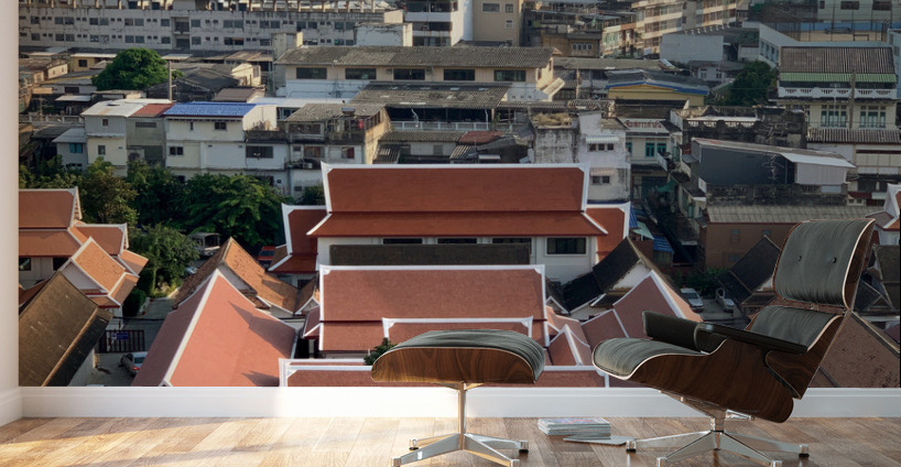 Overview of Bangkok 3 Wall Murals