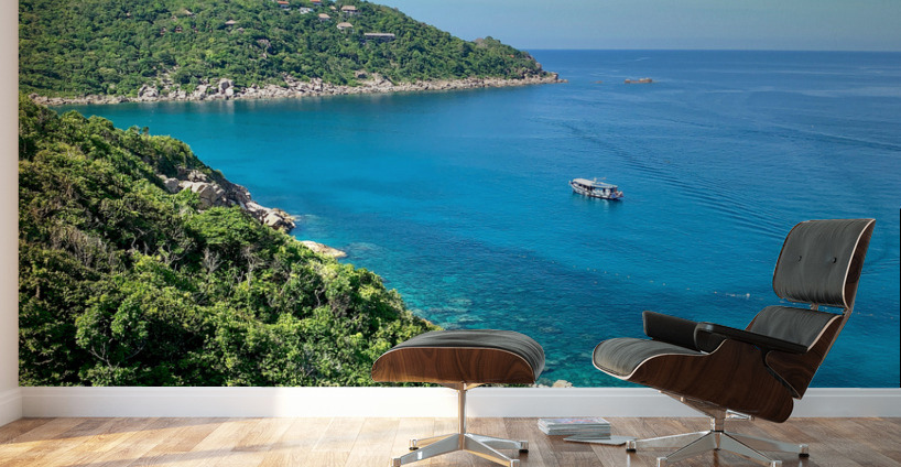 Blue Water in the Bay Wall Murals