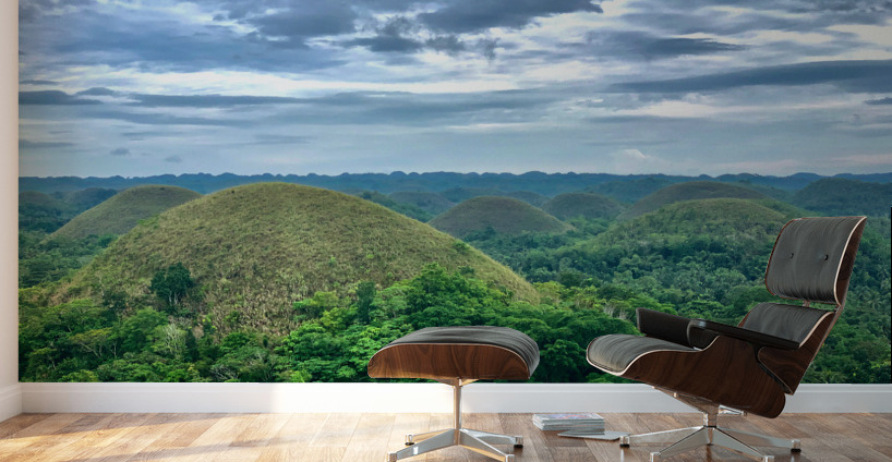 Mint Chocolate Hills Bohol Philippines Wall Murals