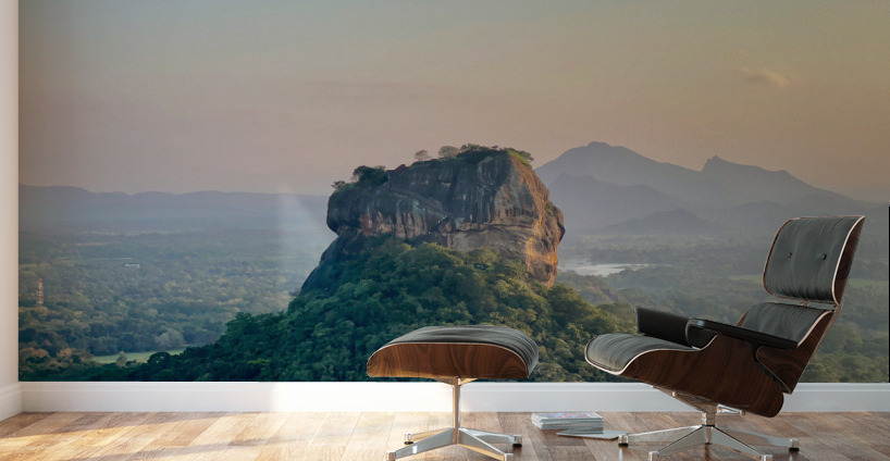 Sigiriya at Sunset Sri Lanka Wall Murals
