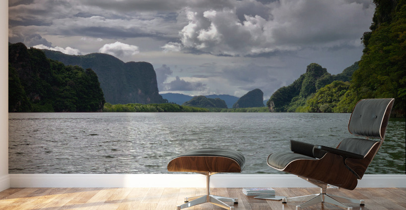 Amazing Scenery on the Sea Wall Murals