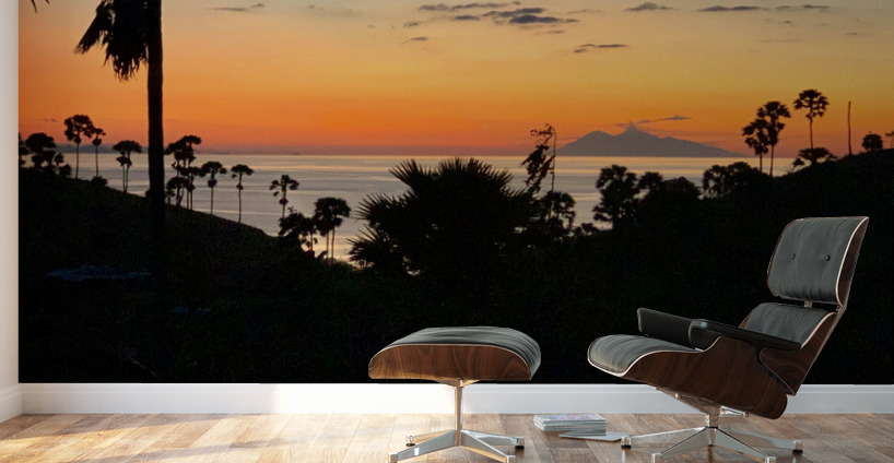 Sunset Over the Flores Sea Indonesia 1 Wall Murals