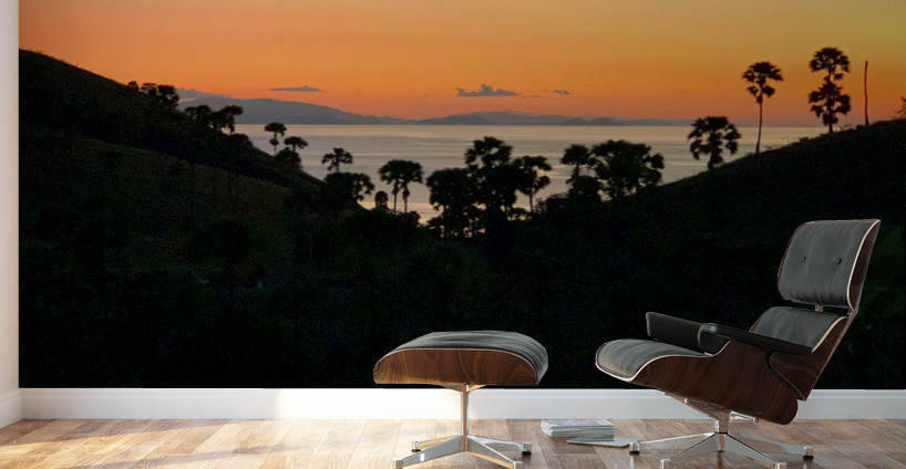 Sunset Over the Flores Sea Indonesia 2 Wall Murals