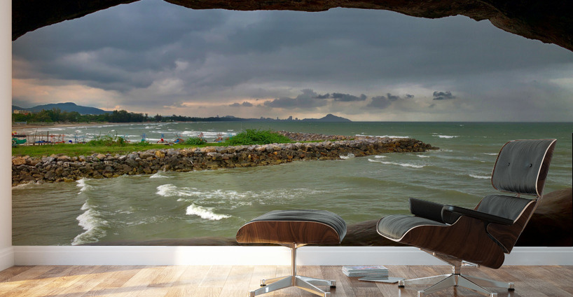 View from Wat Tham Khao Tao Hua Hin Thailand 3 Wall Murals