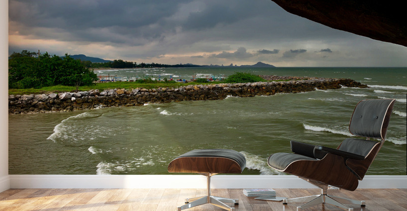 View from Wat Tham Khao Tao Hua Hin Thailand 2 Wall Murals