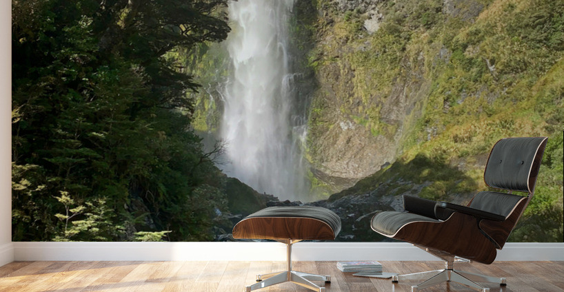 Arthur s Pass Waterfall New Zealand Wall Murals