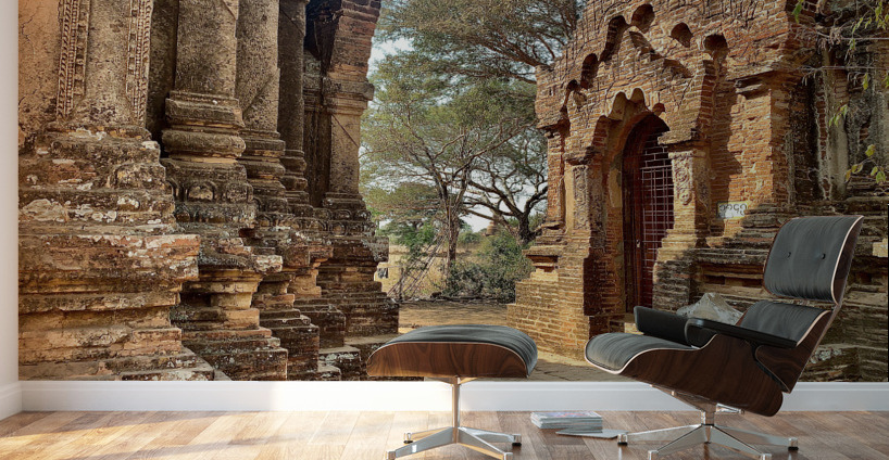 Myanmar Temple Wall Murals