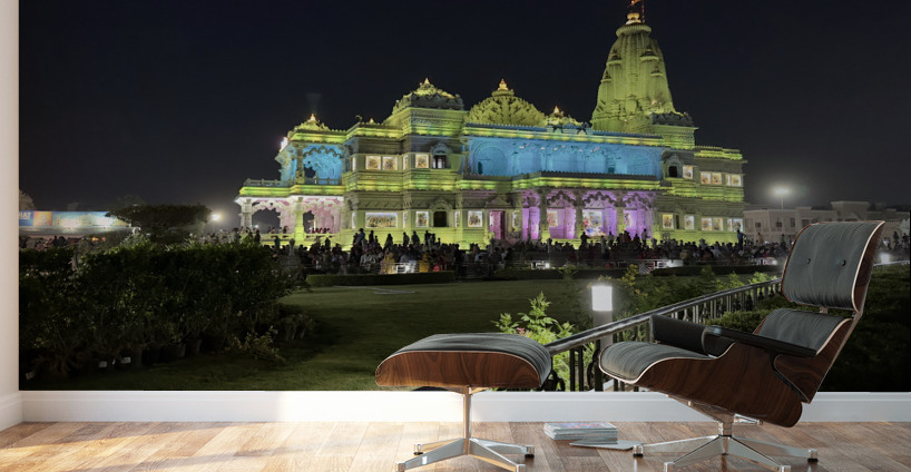Prem Mandir Vrindavan 6 Wall Murals