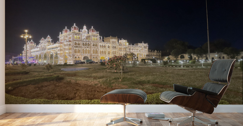 Mysore Palace at Night 1 Wall Murals